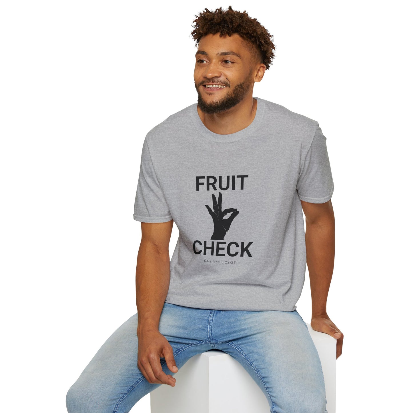 Fruit Check T-Shirt — Galatians 5:22–23