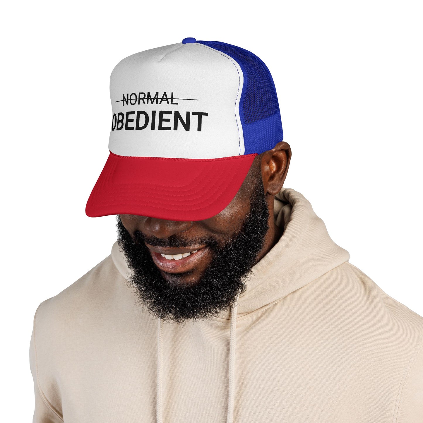 Not Normal — Obedient Retro Trucker Hat