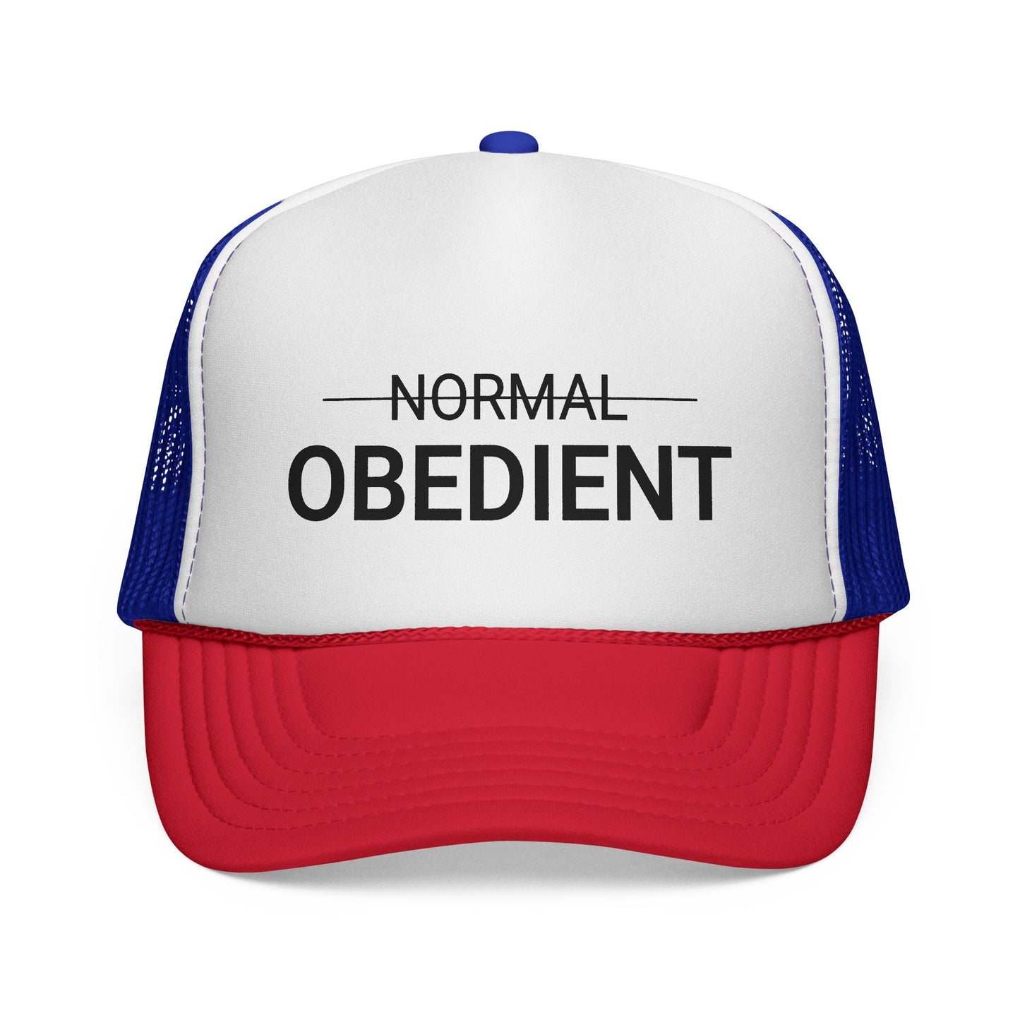 Not Normal — Obedient Retro Trucker Hat