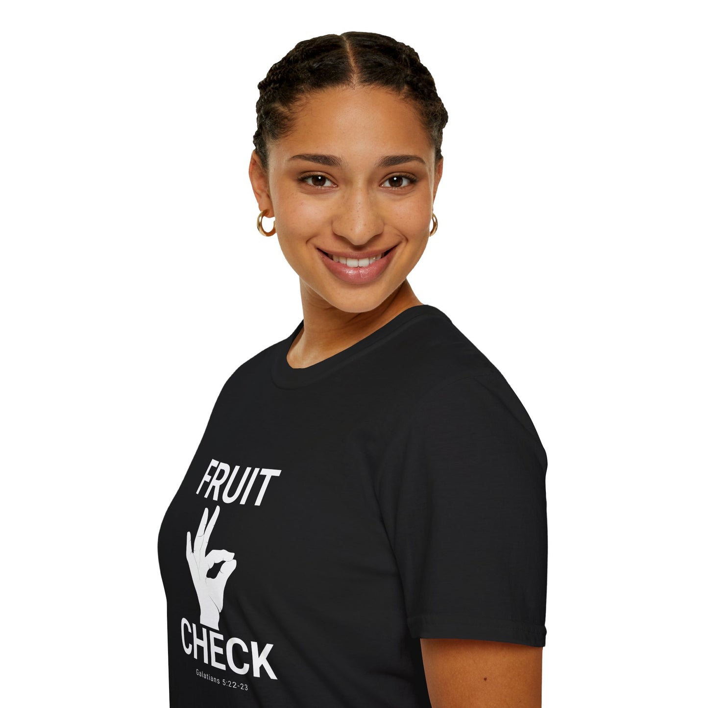 Fruit Check T-Shirt — Galatians 5:22–23