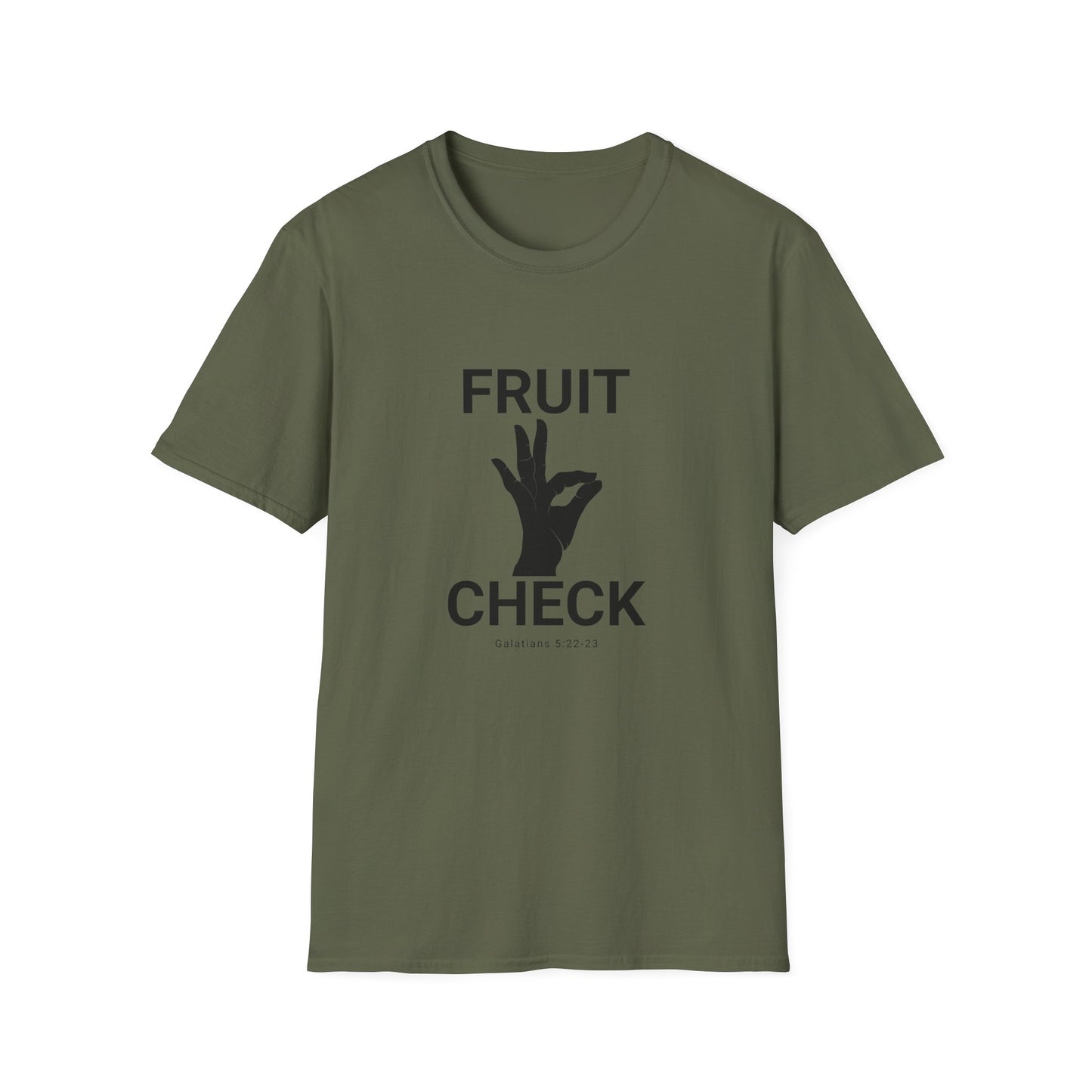 Fruit Check T-Shirt — Galatians 5:22–23