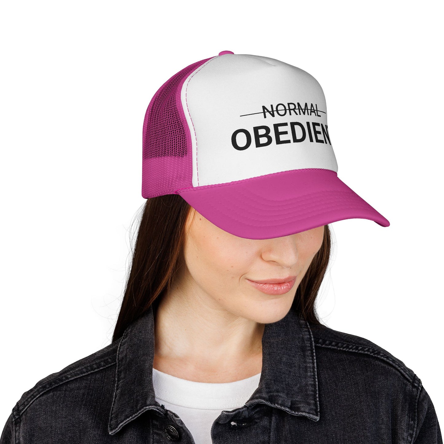 Not Normal — Obedient Retro Trucker Hat