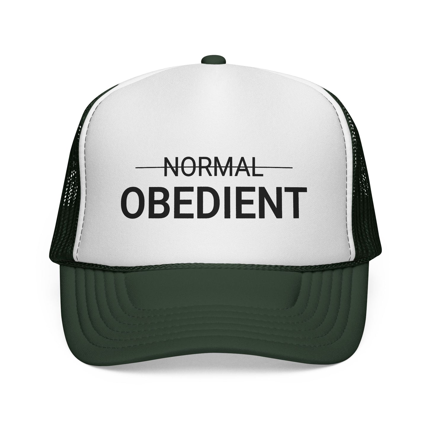 Not Normal — Obedient Retro Trucker Hat