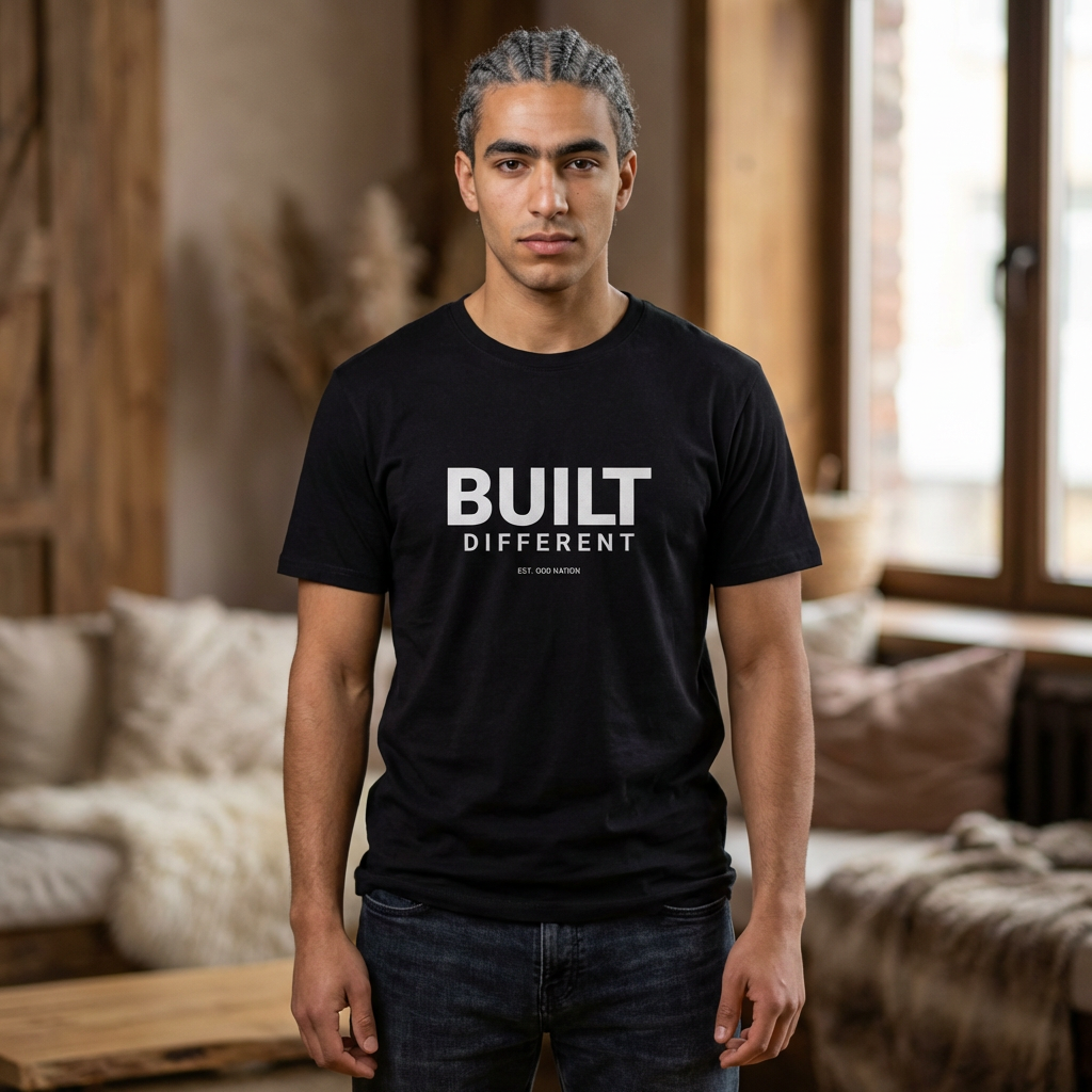Built Different T-Shirt – Motivational Graphic Tee