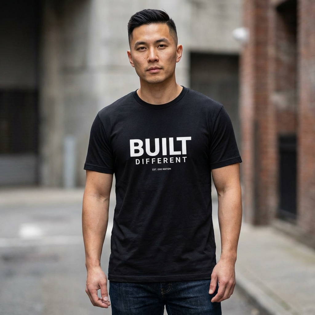 Built Different T-Shirt – Motivational Graphic Tee