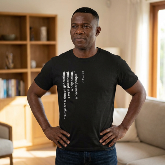Chosen Generation Vertical Scripture Tee