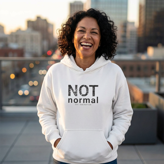 Not Normal Hoodie — Motivational Pullover