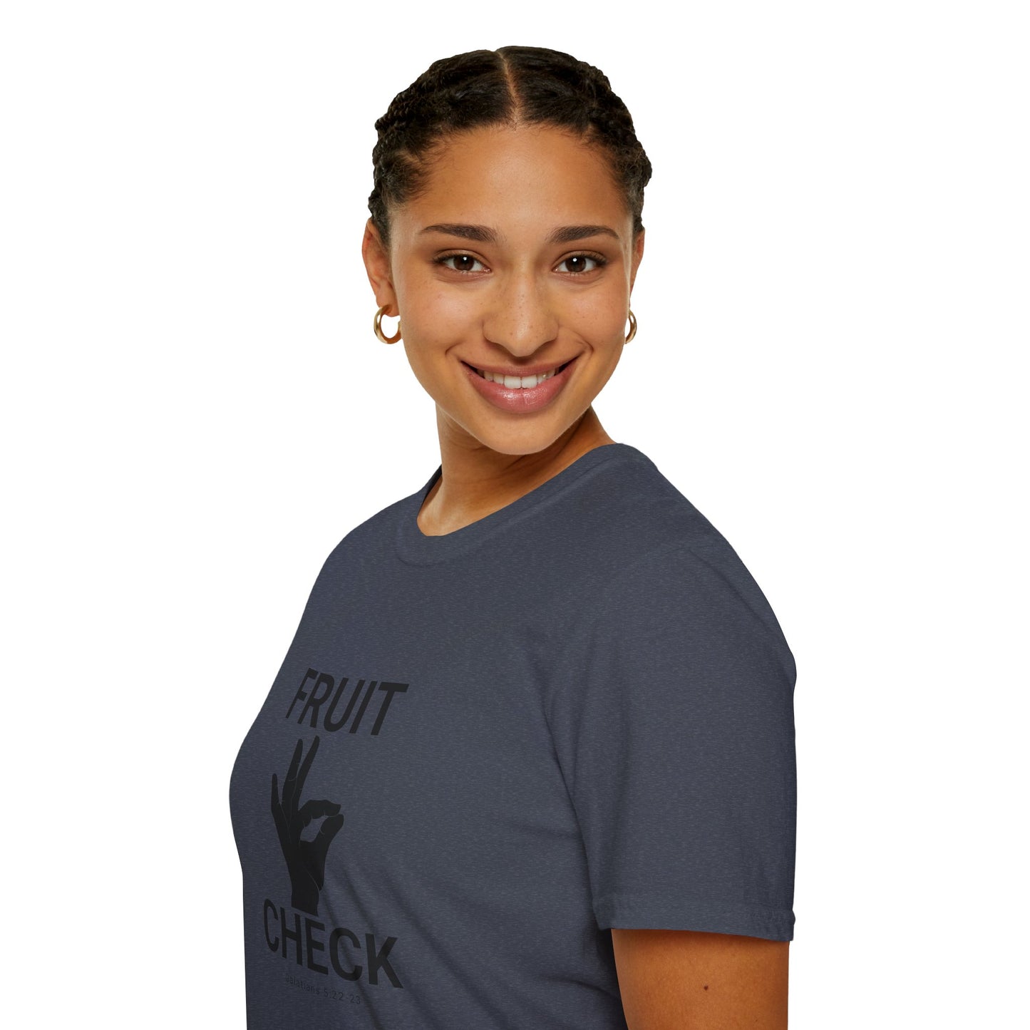 Fruit Check T-Shirt — Galatians 5:22–23