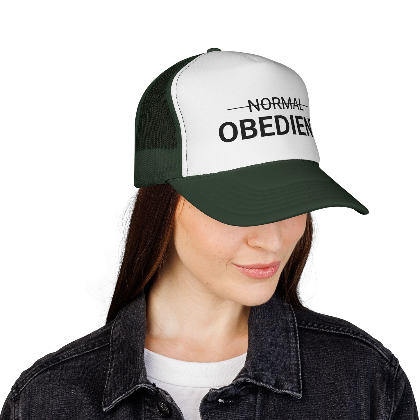 Not Normal — Obedient Retro Trucker Hat