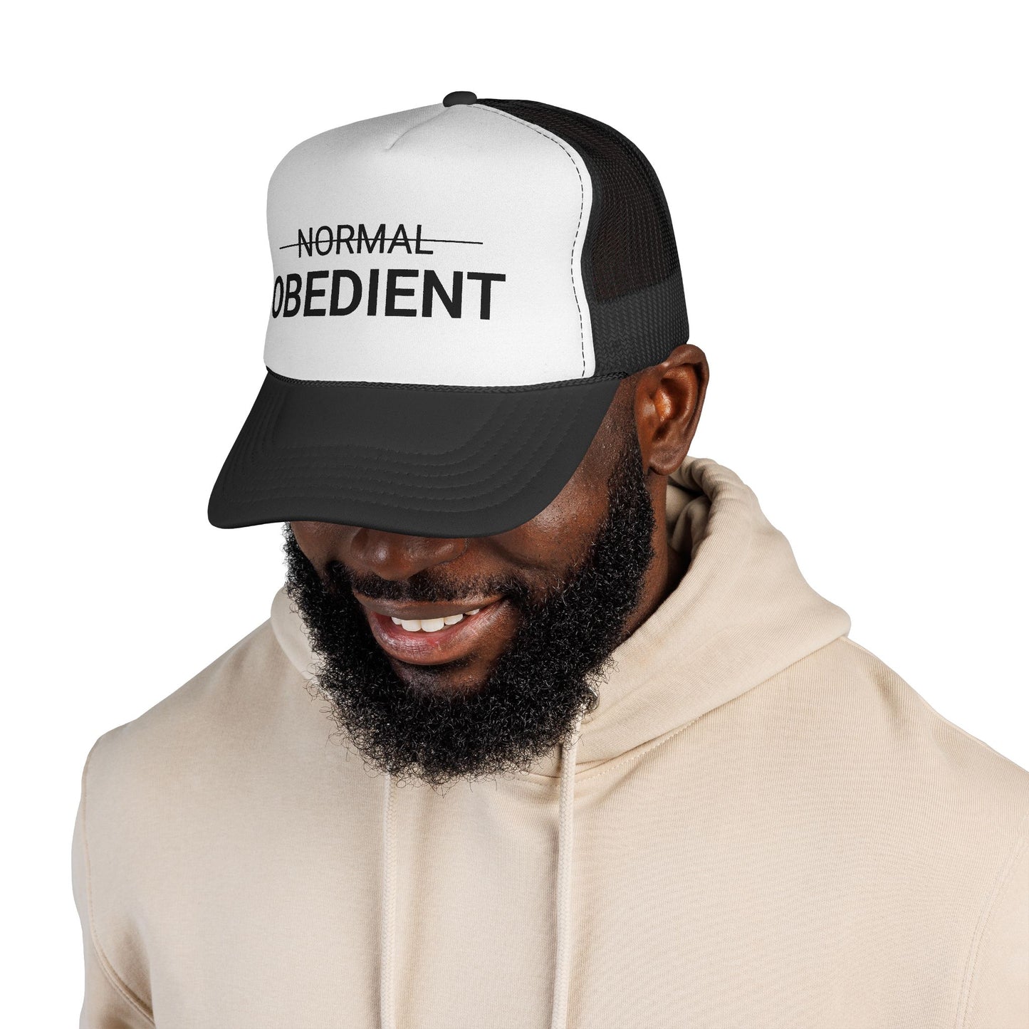 Not Normal — Obedient Retro Trucker Hat