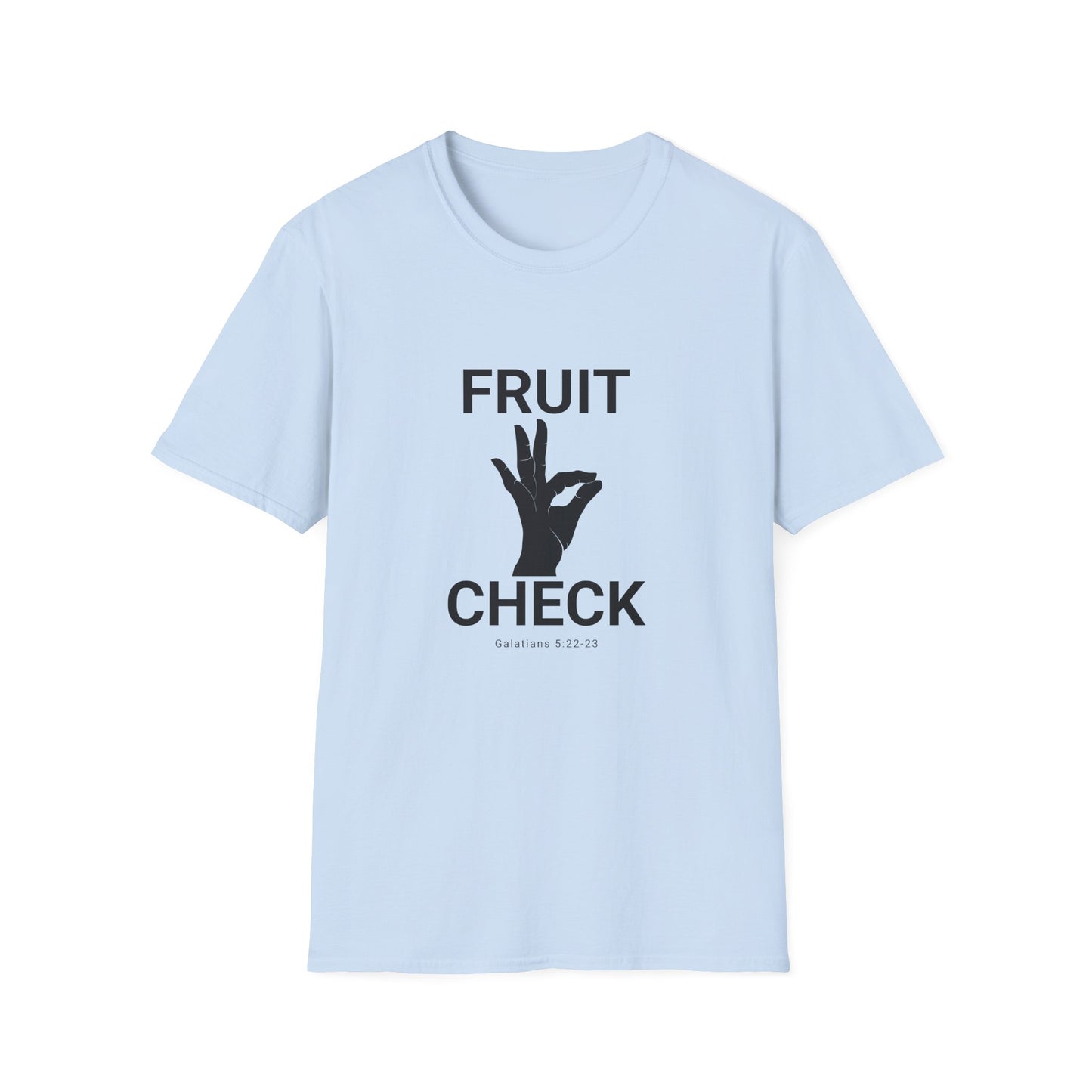 Fruit Check T-Shirt — Galatians 5:22–23