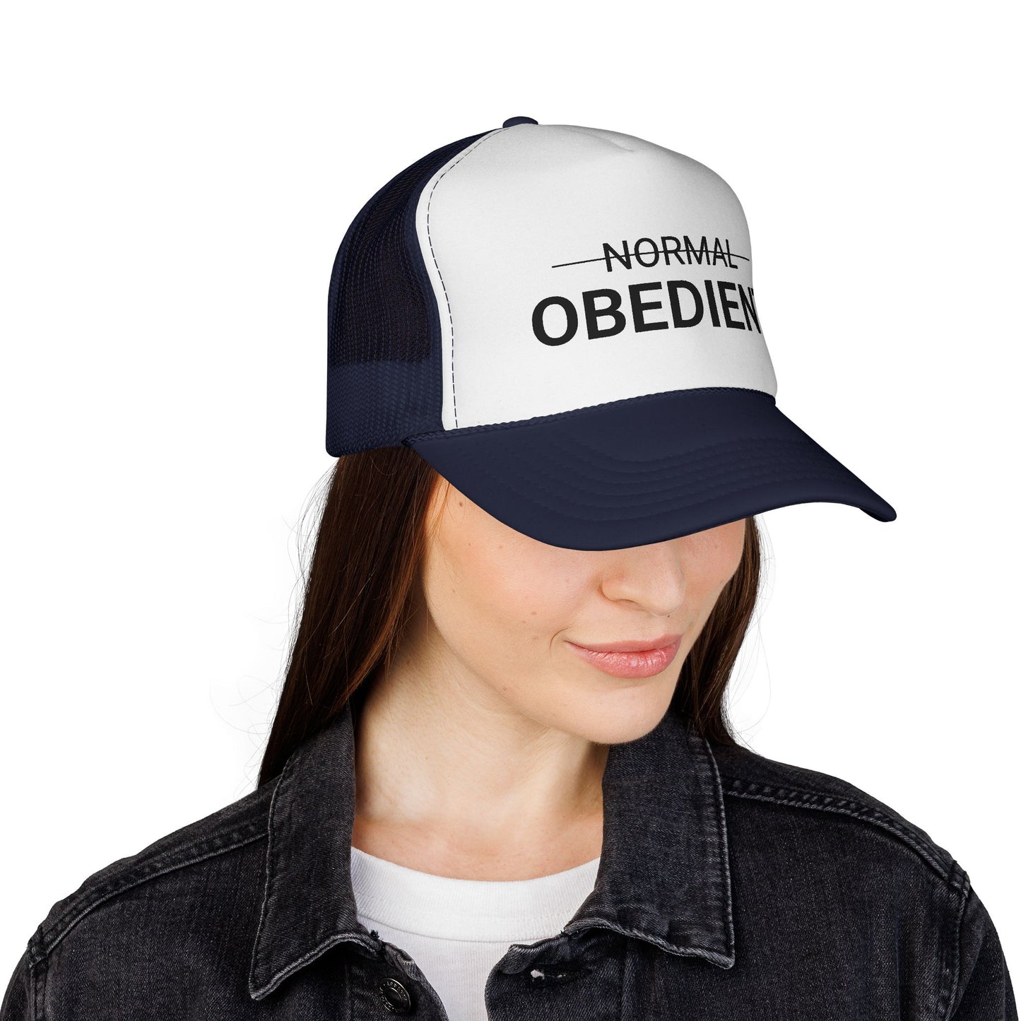 Not Normal — Obedient Retro Trucker Hat