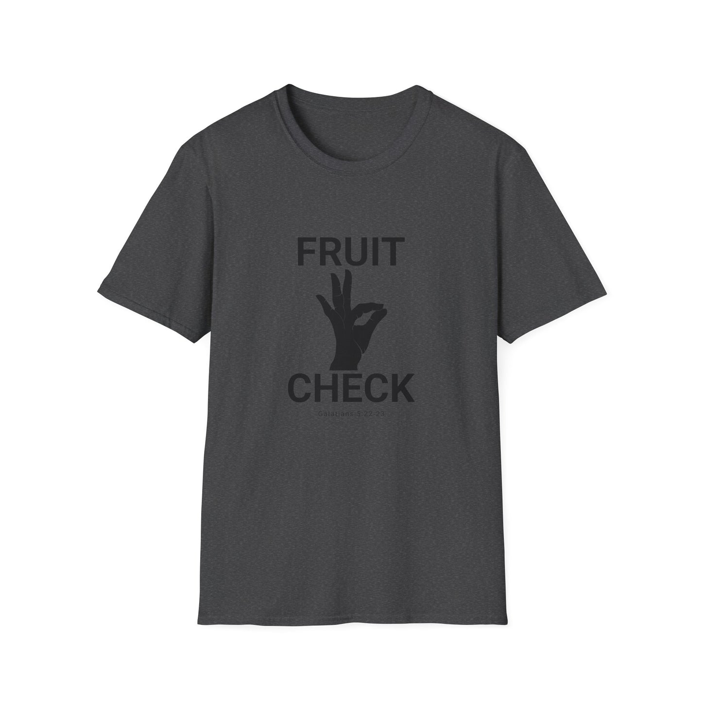 Fruit Check T-Shirt — Galatians 5:22–23