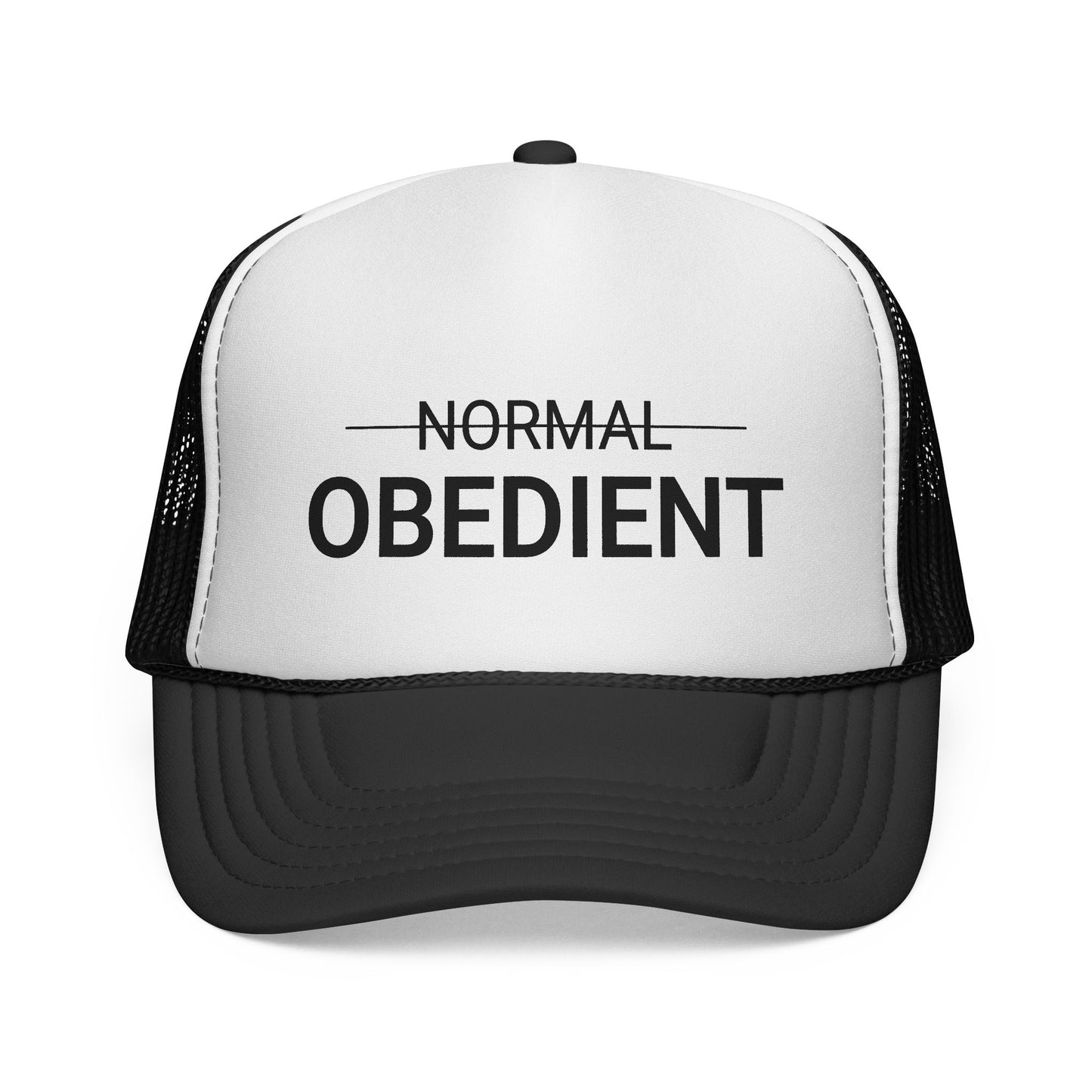 Not Normal — Obedient Retro Trucker Hat