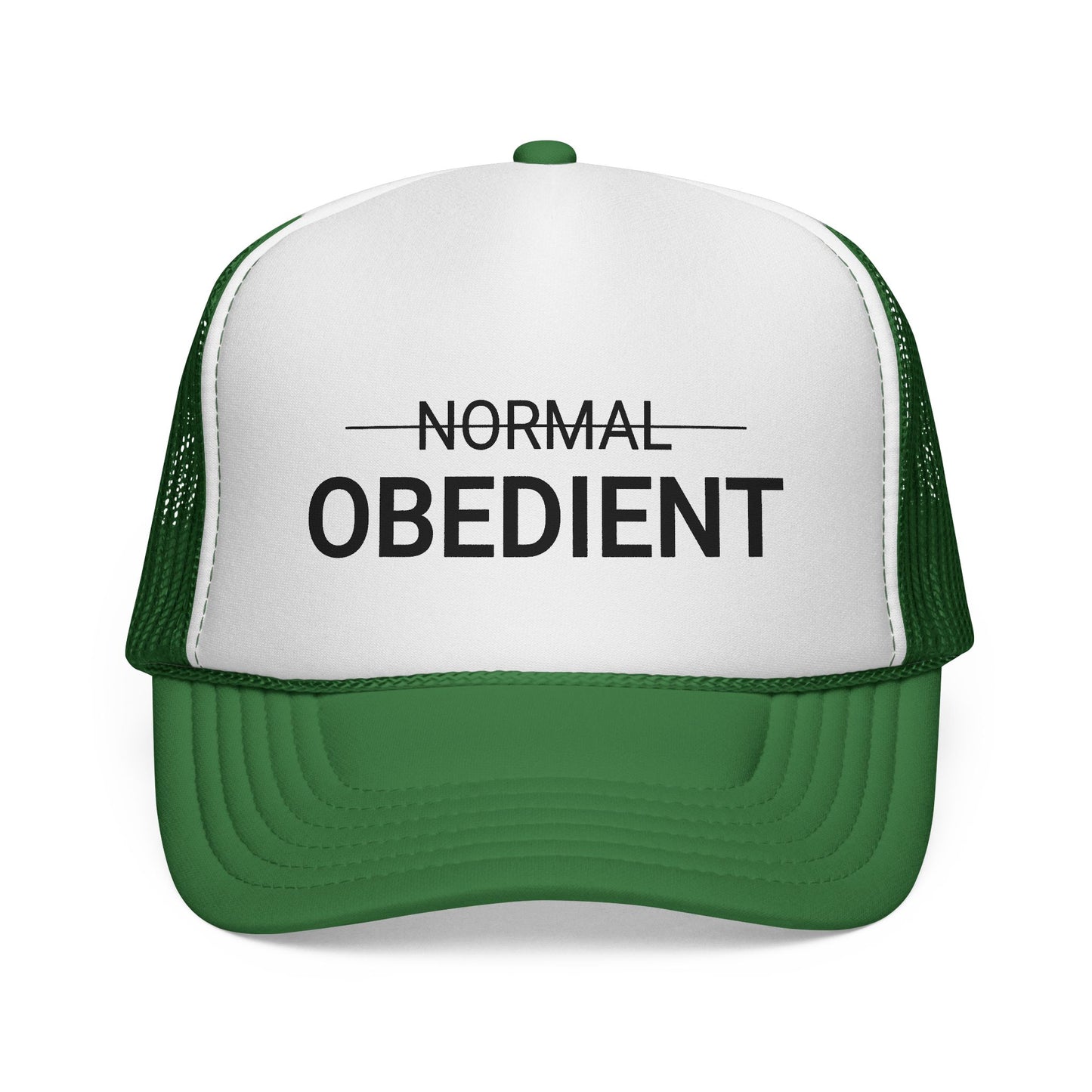 Not Normal — Obedient Retro Trucker Hat