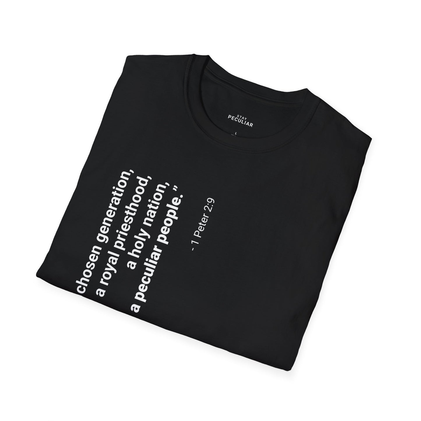 Chosen Generation Vertical Scripture Tee