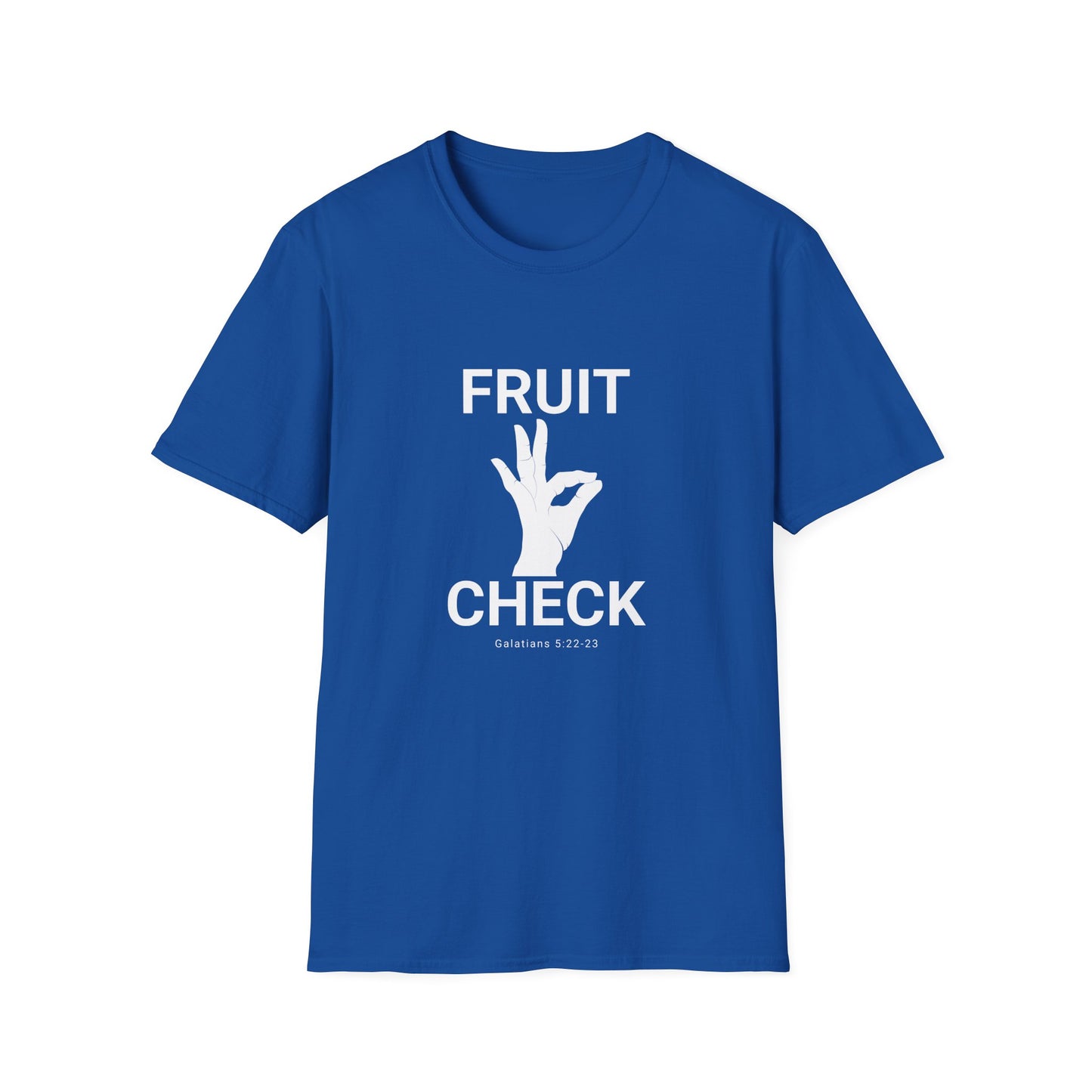Fruit Check T-Shirt — Galatians 5:22–23