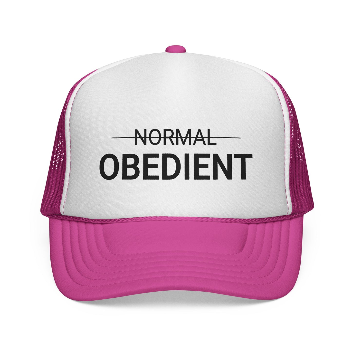 Not Normal — Obedient Retro Trucker Hat